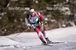 22.01.2015, Antholz, Italy (ITA): David Komatz (AUT) - IBU world cup biathlon, sprint men, Antholz (ITA). www.nordicfocus.com. © Manzoni/NordicFocus. Every downloaded picture is fee-liable.