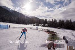 21.01.2015, Antholz, Italy (ITA): Event Feature: The ski test area - IBU world cup biathlon, training, Antholz (ITA). www.nordicfocus.com. © Manzoni/NordicFocus. Every downloaded picture is fee-liable.