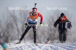 12.02.2015, Oslo, Norway (NOR): Nathan Smith (CAN) - IBU world cup biathlon Holmenkollen, individual men, Oslo (NOR). www.nordicfocus.com. © Manzoni/NordicFocus. Every downloaded picture is fee-liable.