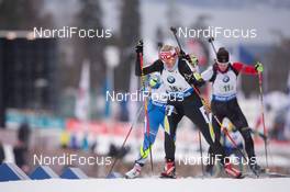 15.02.2015, Oslo, Norway (NOR): Eva Tofalvi (ROU) - IBU world cup biathlon Holmenkollen, relay women, Oslo (NOR). www.nordicfocus.com. © Manzoni/NordicFocus. Every downloaded picture is fee-liable.