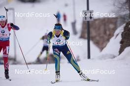 15.02.2015, Oslo, Norway (NOR): Elisabeth Hoegberg (SWE) - IBU world cup biathlon Holmenkollen, relay women, Oslo (NOR). www.nordicfocus.com. © Manzoni/NordicFocus. Every downloaded picture is fee-liable.