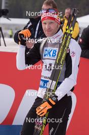 22.03.2015, Khanty-Mansiysk, Russia (RUS): Simon Eder (AUT) - IBU world cup biathlon, mass men, Khanty-Mansiysk (RUS). www.nordicfocus.com. © Manzoni/NordicFocus. Every downloaded picture is fee-liable.