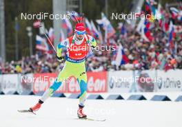 21.03.2015, Khanty-Mansiysk, Russia (RUS): Jakov Fak (SLO) - IBU world cup biathlon, pursuit men, Khanty-Mansiysk (RUS). www.nordicfocus.com. © Manzoni/NordicFocus. Every downloaded picture is fee-liable.