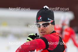 19.03.2015, Khanty-Mansiysk, Russia (RUS): Nathan Smith (CAN) - IBU world cup biathlon, sprint men, Khanty-Mansiysk (RUS). www.nordicfocus.com. © Manzoni/NordicFocus. Every downloaded picture is fee-liable.