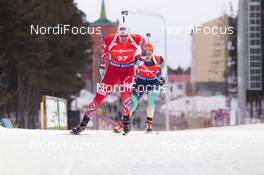 19.03.2015, Khanty-Mansiysk, Russia (RUS): Emil Hegle Svendsen (NOR) - IBU world cup biathlon, sprint men, Khanty-Mansiysk (RUS). www.nordicfocus.com. © Manzoni/NordicFocus. Every downloaded picture is fee-liable.