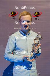 22.03.2015, Khanty-Mansiysk, Russia (RUS): Johannes Thingnes Boe (NOR) - IBU world cup biathlon, IBU Award Night, Khanty-Mansiysk (RUS). www.nordicfocus.com. © Manzoni/NordicFocus. Every downloaded picture is fee-liable.