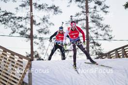 15.03.2015, Kontiolahti, Finland (FIN): Nathan Smith (CAN) - IBU world championships biathlon, mass men, Kontiolahti (FIN). www.nordicfocus.com. © NordicFocus. Every downloaded picture is fee-liable.