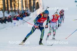 15.03.2015, Kontiolahti, Finland (FIN): Fredrik Lindstroem (SWE) - IBU world championships biathlon, mass men, Kontiolahti (FIN). www.nordicfocus.com. © NordicFocus. Every downloaded picture is fee-liable.