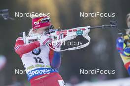 20.12.2015, Pokljuka, Slovenia (SLO): Tiril Eckhoff (NOR) -  IBU world cup biathlon, mass women, Pokljuka (SLO). www.nordicfocus.com. © Manzoni/NordicFocus. Every downloaded picture is fee-liable.