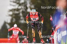 11.01.2015, Val di Fiemme, Italy (ITA): Tim Tscharnke (GER) - FIS world cup cross-country, tour de ski, final climb men, Val di Fiemme (ITA). www.nordicfocus.com. © Felgenhauer/NordicFocus. Every downloaded picture is fee-liable.