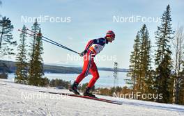 15.02.2015, Oestersund, Sweden (SWE): Hans Christer Holund (NOR) - FIS world cup cross-country, 15km men, Oestersund (SWE). www.nordicfocus.com. © Felgenhauer/NordicFocus. Every downloaded picture is fee-liable.