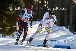 15.02.2015, Oestersund, Sweden (SWE): Noah Hoffman (USA), Ivan Babikov (CAN), (l-r)  - FIS world cup cross-country, 15km men, Oestersund (SWE). www.nordicfocus.com. © Felgenhauer/NordicFocus. Every downloaded picture is fee-liable.