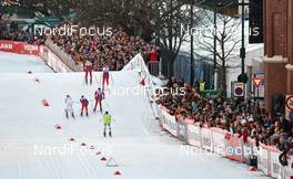 11.03.2015, Drammen, Norway (NOR): a women's semi final passing spectators - FIS world cup cross-country, individual sprint, Drammen (NOR). www.nordicfocus.com. © Felgenhauer/NordicFocus. Every downloaded picture is fee-liable.