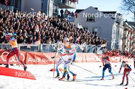 11.03.2015, Drammen, Norway (NOR): Marit Bjoergen (NOR), Jennie Oeberg (SWE), Charlotte Kalla (SWE), Evgenia Shapovalova (RUS), (l-r)  - FIS world cup cross-country, individual sprint, Drammen (NOR). www.nordicfocus.com. © Felgenhauer/NordicFocus. Every downloaded picture is fee-liable.