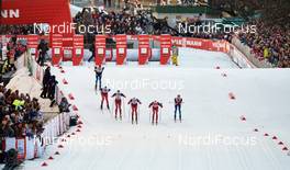11.03.2015, Drammen, Norway (NOR): start of the men's semi final - FIS world cup cross-country, individual sprint, Drammen (NOR). www.nordicfocus.com. © Felgenhauer/NordicFocus. Every downloaded picture is fee-liable.