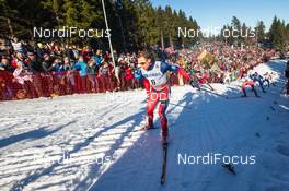 14.03.2015, Oslo, Norway (NOR): Niklas Dyrhaug (NOR), Fischer, KV+, Alpina  - FIS world cup cross-country, mass men, Oslo (NOR). www.nordicfocus.com. © Laiho/NordicFocus. Every downloaded picture is fee-liable.
