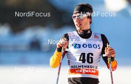 14.03.2015, Oslo, Norway (NOR): Jonas Bobler (GER), Fischer, Swix, Alpina, Rottefella, Adidas - FIS world cup cross-country, mass men, Oslo (NOR). www.nordicfocus.com. © Laiho/NordicFocus. Every downloaded picture is fee-liable.