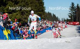 14.03.2015, Oslo, Norway (NOR): Marcus Hellner (SWE), Fischer, Swix, Alpina, Rottefella, Craft - FIS world cup cross-country, mass men, Oslo (NOR). www.nordicfocus.com. © Laiho/NordicFocus. Every downloaded picture is fee-liable.
