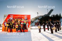 14.03.2015, Oslo, Norway (NOR): Team norway wins the overall team world cup - FIS world cup cross-country, mass men, Oslo (NOR). www.nordicfocus.com. © Laiho/NordicFocus. Every downloaded picture is fee-liable.