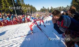 14.03.2015, Oslo, Norway (NOR): Simen Oestensen (NOR) - FIS world cup cross-country, mass men, Oslo (NOR). www.nordicfocus.com. © Laiho/NordicFocus. Every downloaded picture is fee-liable.