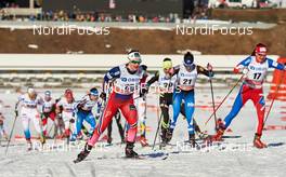 15.03.2015, Oslo, Norway (NOR): Ingvild Flugstad Oestberg (NOR), Krista Parmakoski (FIN), Eva Vrabcova-Nyvltova (CZE), (l-r)  - FIS world cup cross-country, mass women, Oslo (NOR). www.nordicfocus.com. © Felgenhauer/NordicFocus. Every downloaded picture is fee-liable.