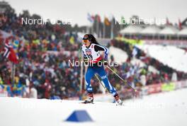 24.02.2015, Falun, Sweden (SWE): Laura Mononen (FIN) - FIS nordic world ski championships, cross-country, 10km women, Falun (SWE). www.nordicfocus.com. © NordicFocus. Every downloaded picture is fee-liable.