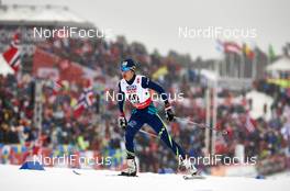 24.02.2015, Falun, Sweden (SWE): Viktoriya Lanchakova (KAZ) - FIS nordic world ski championships, cross-country, 10km women, Falun (SWE). www.nordicfocus.com. © NordicFocus. Every downloaded picture is fee-liable.