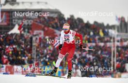 24.02.2015, Falun, Sweden (SWE): Ina Lukonina (BLR) - FIS nordic world ski championships, cross-country, 10km women, Falun (SWE). www.nordicfocus.com. © NordicFocus. Every downloaded picture is fee-liable.