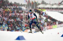 24.02.2015, Falun, Sweden (SWE): Olga Mandrika (KAZ) - FIS nordic world ski championships, cross-country, 10km women, Falun (SWE). www.nordicfocus.com. © NordicFocus. Every downloaded picture is fee-liable.