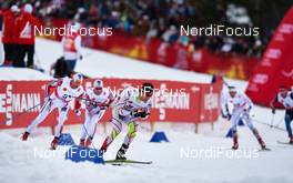 21.02.2015, Falun, Sweden (SWE): Niklas Dyrhaug (NOR), Alex Harvey (CAN), (l-r)  - FIS nordic world ski championships, cross-country, skiathlon men, Falun (SWE). www.nordicfocus.com. © NordicFocus. Every downloaded picture is fee-liable.