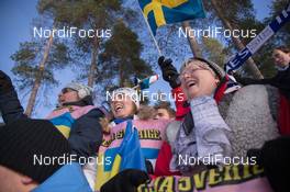 22.02.2015, Falun, Sweden (SWE): Swedish Fans - FIS nordic world ski championships, cross-country, team sprint, Falun (SWE). www.nordicfocus.com. © NordicFocus. Every downloaded picture is fee-liable.