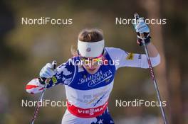 22.02.2015, Falun, Sweden (SWE): Sophie Caldwell (USA) - FIS nordic world ski championships, cross-country, team sprint, Falun (SWE). www.nordicfocus.com. © NordicFocus. Every downloaded picture is fee-liable.