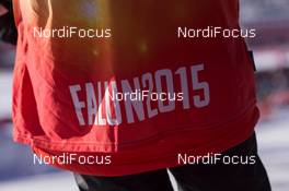 22.02.2015, Falun, Sweden (SWE): Volunteer with Falun2015 jacket on - FIS nordic world ski championships, cross-country, team sprint, Falun (SWE). www.nordicfocus.com. © NordicFocus. Every downloaded picture is fee-liable.