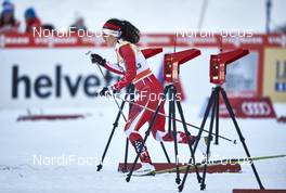 29.11.2015, Ruka, Finland (FIN): Emily Nishikawa (CAN) - FIS world cup cross-country, 10km women, Ruka (FIN). www.nordicfocus.com. © Felgenhauer/NordicFocus. Every downloaded picture is fee-liable.