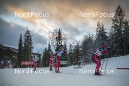 29.11.2015, Ruka, Finland (FIN): Niklas Dyrhaug (NOR), Didrik Toenseth (NOR), (l-r)  - FIS world cup cross-country, 15km men, Ruka (FIN). www.nordicfocus.com. © Modica/NordicFocus. Every downloaded picture is fee-liable.