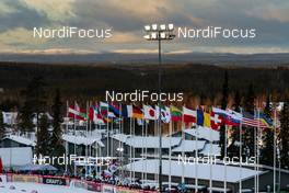 27.11.2015, Ruka, Finland (FIN): View of the stadium from the jumping hill   - FIS world cup cross-country, individual sprint, Ruka (FIN). www.nordicfocus.com. © Modica/NordicFocus. Every downloaded picture is fee-liable.