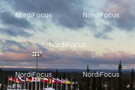 27.11.2015, Ruka, Finland (FIN): view of the stadium from the jumping hill   - FIS world cup cross-country, individual sprint, Ruka (FIN). www.nordicfocus.com. © Modica/NordicFocus. Every downloaded picture is fee-liable.