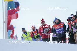 27.11.2015, Ruka, Finland (FIN): coaches along the track   - FIS world cup cross-country, individual sprint, Ruka (FIN). www.nordicfocus.com. © Modica/NordicFocus. Every downloaded picture is fee-liable.