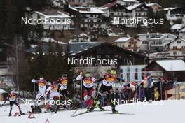 16.01.2015, Seefeld, Austria (AUT): MARTIN Nicolas (FRA), FLASCHBERGER Bernhard (AUT) - FIS world cup nordic combined, individual gundersen HS109/5km, Seefeld (AUT). www.nordicfocus.com. © Modica/NordicFocus. Every downloaded picture is fee-liable.