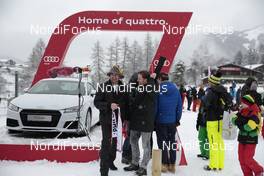17.01.2015, Seefeld, Austria (AUT):  Venue, people waiting for the race - FIS world cup nordic combined, individual gundersen HS109/10km, Seefeld (AUT). www.nordicfocus.com. © Modica/NordicFocus. Every downloaded picture is fee-liable.