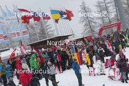 17.01.2015, Seefeld, Austria (AUT):  Venue, view of the public, cross country segment - FIS world cup nordic combined, individual gundersen HS109/10km, Seefeld (AUT). www.nordicfocus.com. © Modica/NordicFocus. Every downloaded picture is fee-liable.