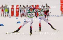 06.03.2015, Lahti, Finland (FIN): Mikko Kokslien (NOR), Fischer, Swix - FIS world cup nordic combined, individual gundersen HS130/10km, Lahti (FIN). www.nordicfocus.com. © Laiho/NordicFocus. Every downloaded picture is fee-liable.