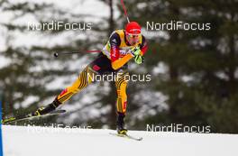 07.03.2015, Lahti, Finland (FIN): Johannes Rydzek (GER), Fischer, Swix, Rottefella, Adidas - FIS world cup nordic combined, team sprint HS130/2x7.5km, Lahti (FIN). www.nordicfocus.com. © Laiho/NordicFocus. Every downloaded picture is fee-liable.
