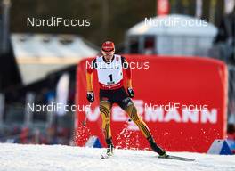 20.02.2015, Falun, Sweden (SWE): Eric Frenzel (GER) - FIS nordic world ski championships, nordic combined, individual gundersen HS100/10km, Falun (SWE). www.nordicfocus.com. © NordicFocus. Every downloaded picture is fee-liable.