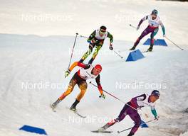 20.02.2015, Falun, Sweden (SWE): Johannes Rydzek (GER), Jason Lamy Chappuis (FRA), (l-r)  - FIS nordic world ski championships, nordic combined, individual gundersen HS100/10km, Falun (SWE). www.nordicfocus.com. © NordicFocus. Every downloaded picture is fee-liable.