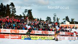 20.02.2015, Falun, Sweden (SWE): Jason Lamy Chappuis (FRA), Johannes Rydzek (GER), (l-r)  - FIS nordic world ski championships, nordic combined, individual gundersen HS100/10km, Falun (SWE). www.nordicfocus.com. © NordicFocus. Every downloaded picture is fee-liable.