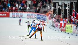 20.02.2015, Falun, Sweden (SWE): Alessandro Pittin (ITA), Johannes Rydzek (GER), (l-r)  - FIS nordic world ski championships, nordic combined, individual gundersen HS100/10km, Falun (SWE). www.nordicfocus.com. © NordicFocus. Every downloaded picture is fee-liable.