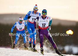 20.02.2015, Falun, Sweden (SWE): Samuel Costa (ITA), Hideaki Nagai (JPN), (l-r)  - FIS nordic world ski championships, nordic combined, individual gundersen HS100/10km, Falun (SWE). www.nordicfocus.com. © NordicFocus. Every downloaded picture is fee-liable.