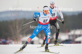 26.02.2015, Falun, Sweden (SWE): Lukas Runggaldier (ITA) - FIS nordic world ski championships, nordic combined, individual gundersen HS134/10km, Falun (SWE). www.nordicfocus.com. © NordicFocus. Every downloaded picture is fee-liable.
