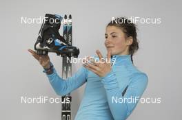 01.12.2015, Oestersund, Sweden, (SWE): Justine Braisaz (FRA) - IBU world cup biathlon, photoshooting, Oestersund (SWE) . www.nordicfocus.com. © Manzoni/NordicFocus. Every downloaded picture is fee-liable.